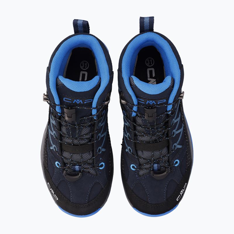 Juniorské trekingové topánky CMP Rigel Mid Wp b.blue/bluestone/royal blue 13