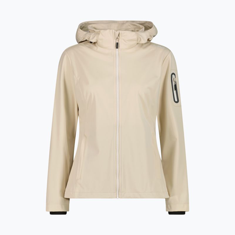 Dámska softshellová bunda CMP 39A5016 Zip Hood cream