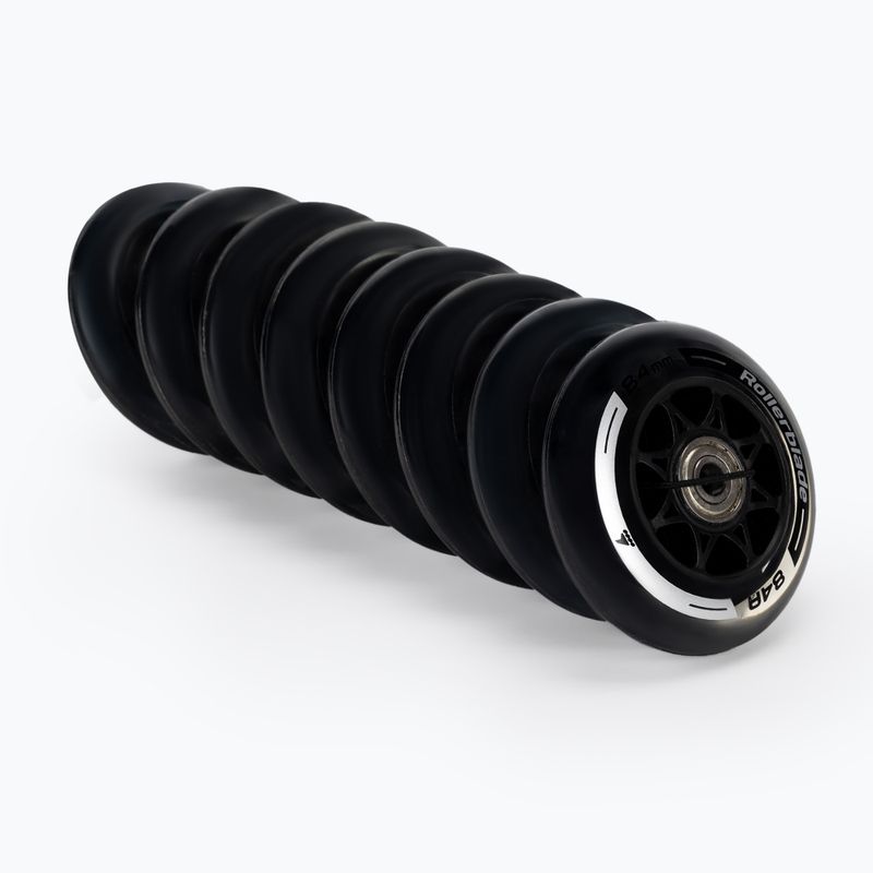 Kolieska kolieskových korčúľ Rollerblade 84/84A+SG7+8mmsp 8 szt. čierne 69512 2