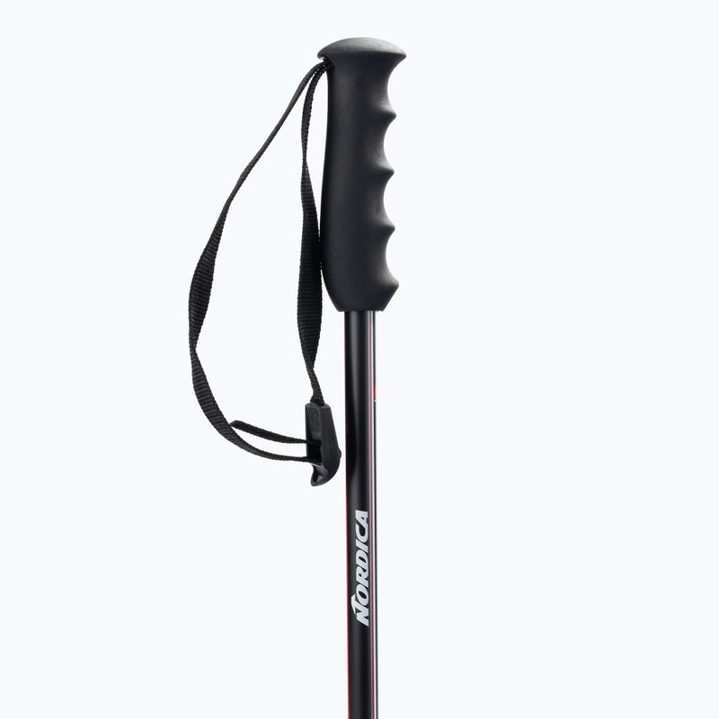 Lyžiarske palice Nordica ALPINE TI 16 MM sivo-červené 0B080800001 2
