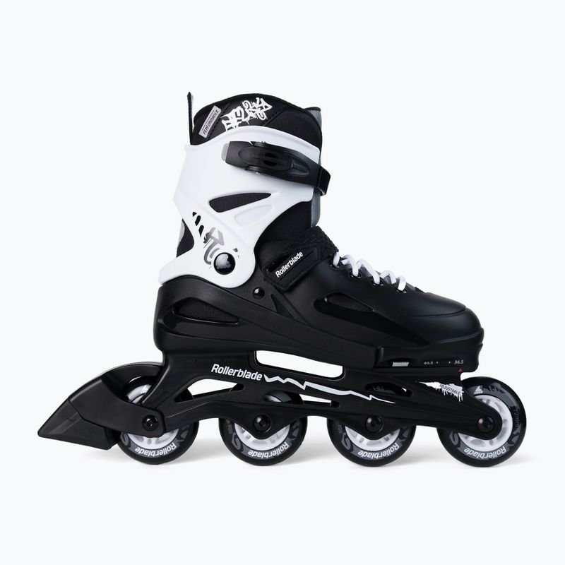 Detské kolieskové korčule Rollerblade Fury black 7067000787 2