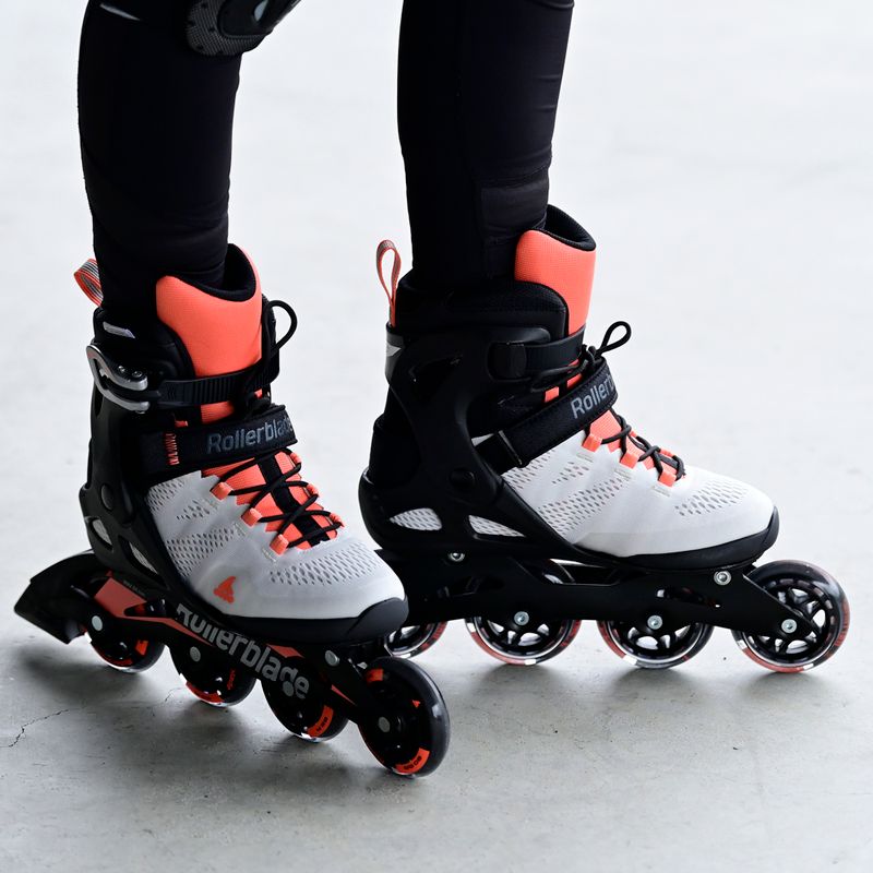 Dámske kolieskové korčule Rollerblade Macroblade 80 grey-orange 07100700 R50 9