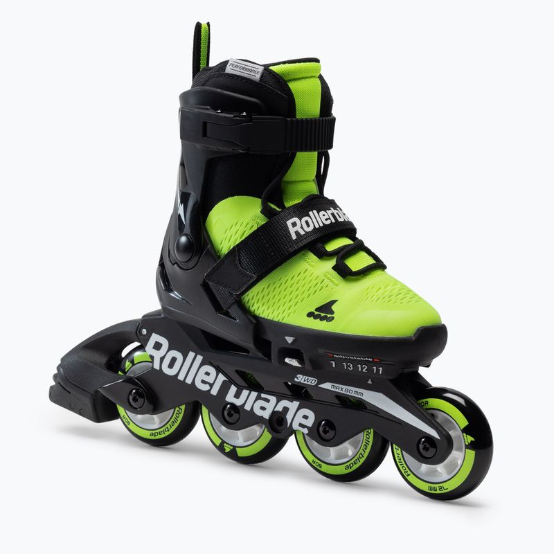 Detské kolieskové korčule Rollerblade Microblade žlté 7102000215