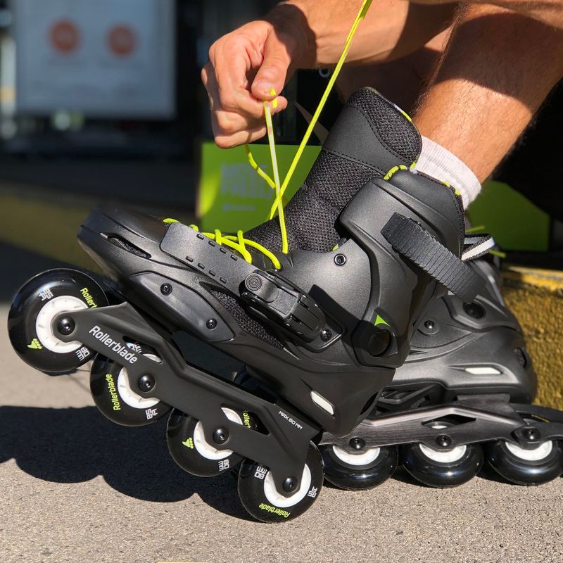 Rollerblade RB Cruiser pánske kolieskové korčule čierne 7101500215 9