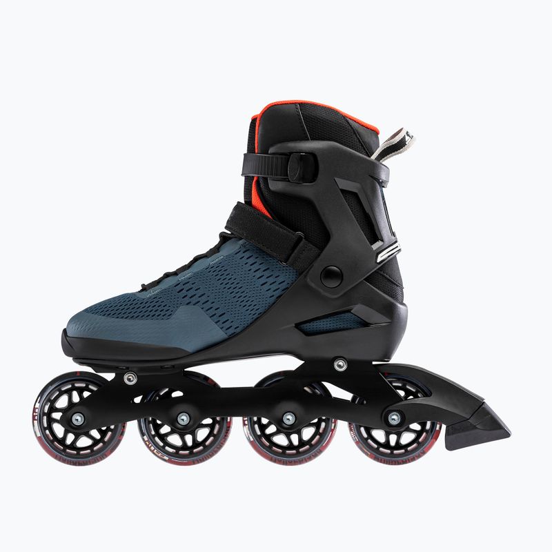 Pánske kolieskové korčule Rollerblade Sirio 80 orion blue/spicy orange 3