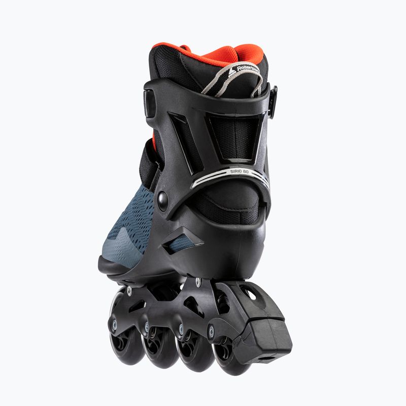 Pánske kolieskové korčule Rollerblade Sirio 80 orion blue/spicy orange 5