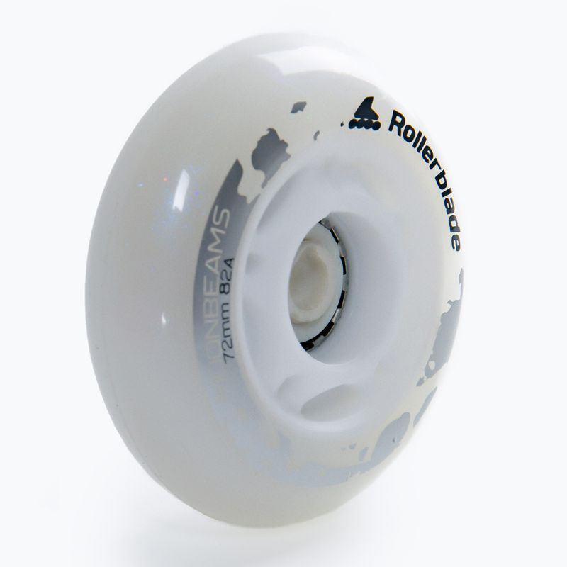 Kolieska Rollerblade Moonbeams Led 80mm/82A 4 ks biele 06120000 101 3