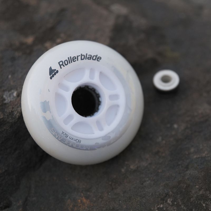 Kolieska Rollerblade Moonbeams Led 80mm/82A 4 ks biele 06120000 101 5