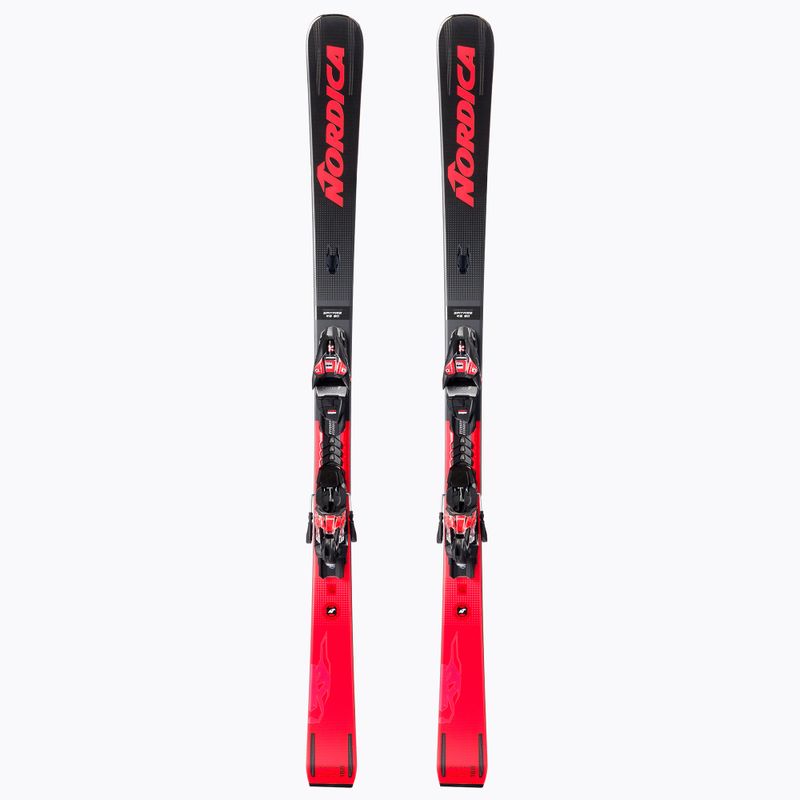 Zjazdové lyže Nordica DOBERMANN SPITFIRE 80 RB + XCELL 12 FDT black/red 0A1236LB 001