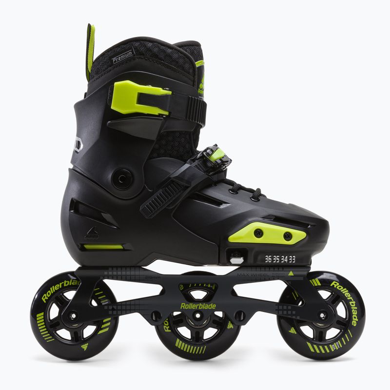 Detské kolieskové korčule Rollerblade Apex 3WD black 07221400 1A1 2