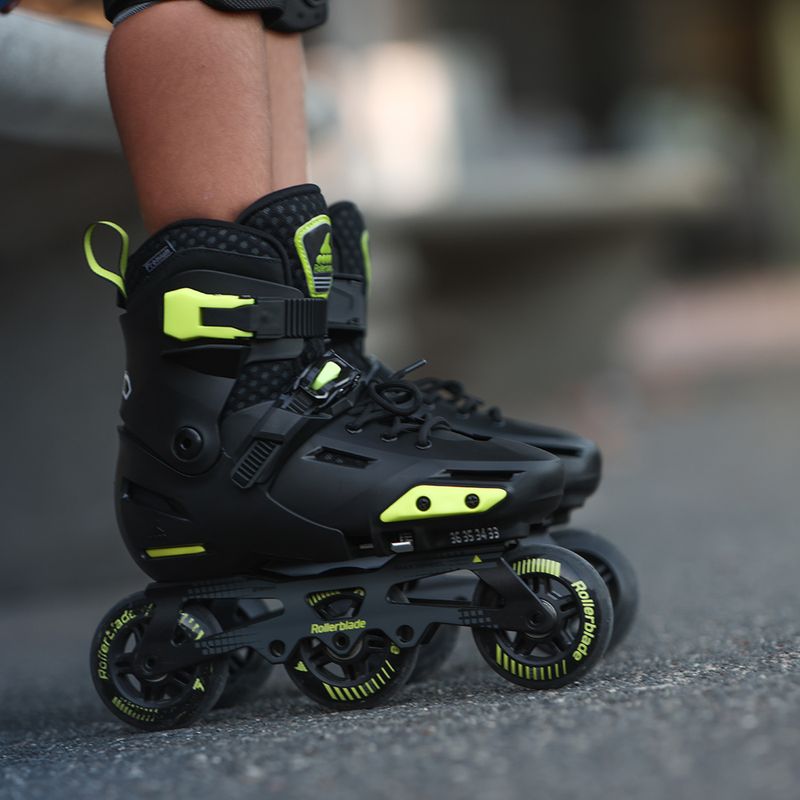 Detské kolieskové korčule Rollerblade Apex 3WD black 07221400 1A1 8