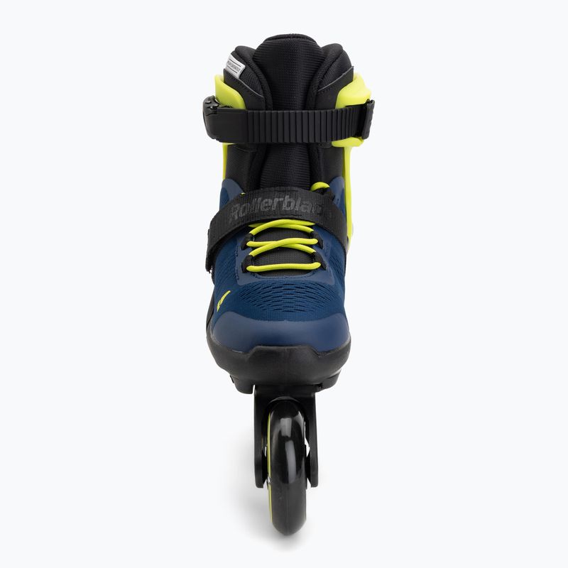 Detské kolieskové korčule Rollerblade Microblade 3WD Jr blue royal/lime 4
