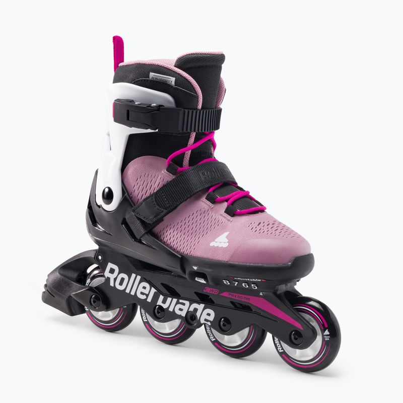 Detské kolieskové korčule Rollerblade Microblade ružovo-biele 07221900 T93