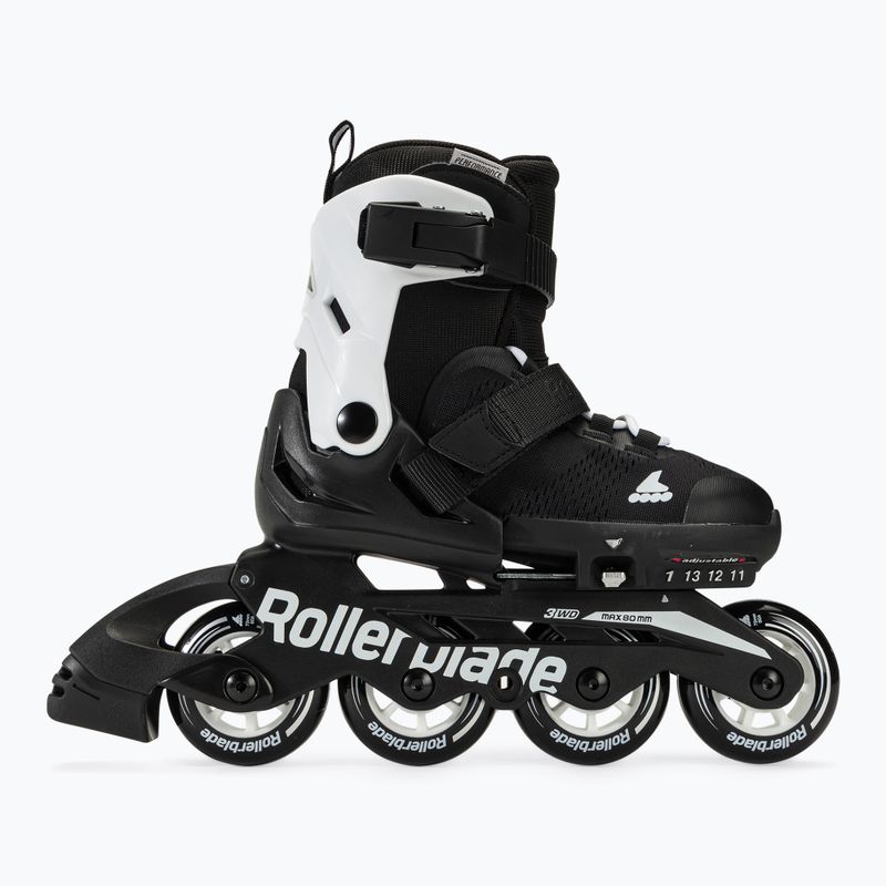 Detské kolieskové korčule Rollerblade Microblade black/white 6