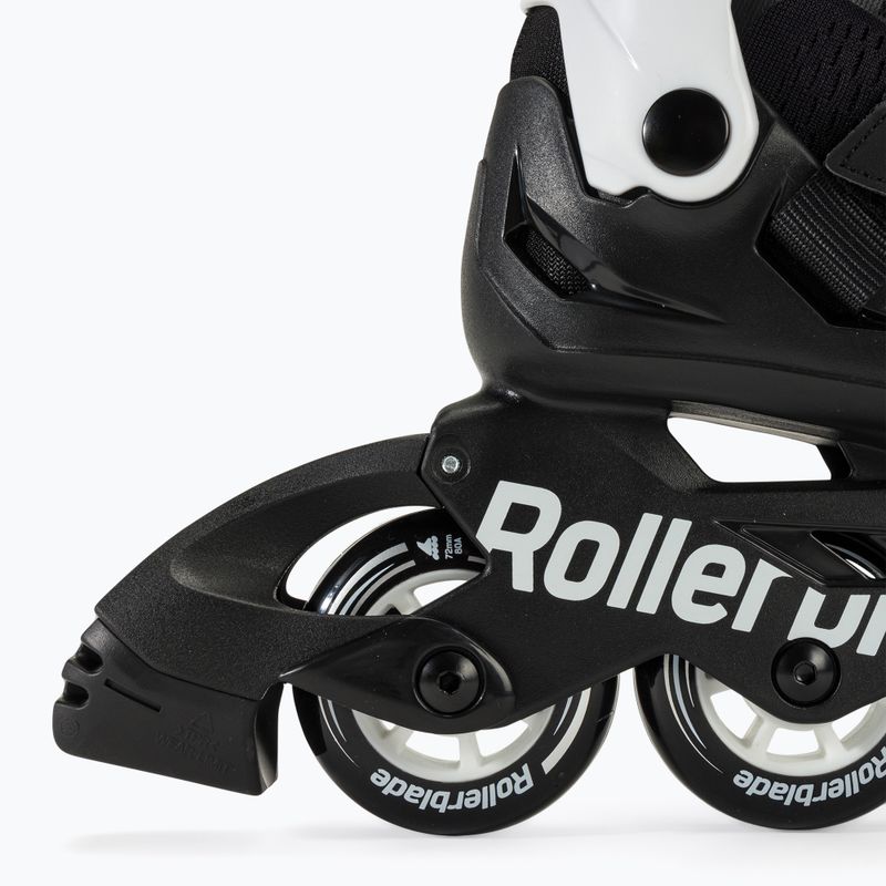 Detské kolieskové korčule Rollerblade Microblade black/white 8