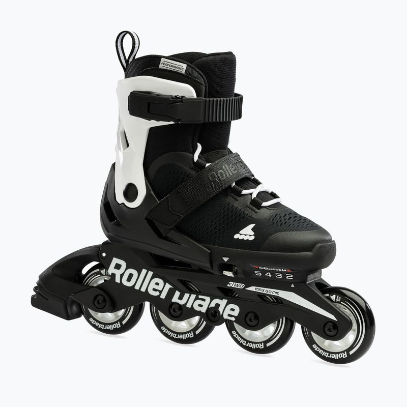 Detské kolieskové korčule Rollerblade Microblade black/white 9