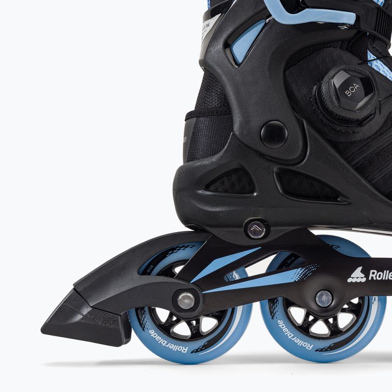 Dámske kolieskové korčule Rollerblade Macroblade 84 BOA black-blue 07370700092 7