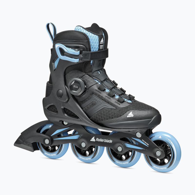 Dámske kolieskové korčule Rollerblade Macroblade 84 BOA black-blue 07370700092 8
