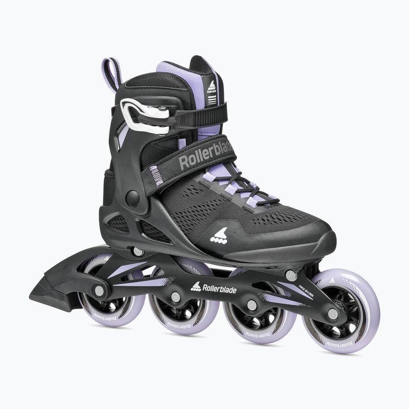 Dámske kolieskové korčule Rollerblade Macroblade 84 black and purple 07370900 8