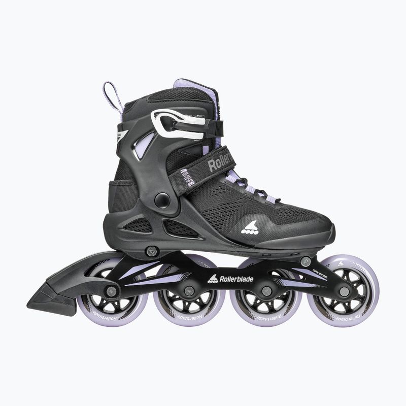 Dámske kolieskové korčule Rollerblade Macroblade 84 black and purple 07370900 9