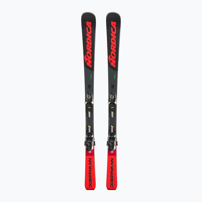 Detské zjazdové lyže Nordica Doberman Combi Pro S + J7.0 FDT black/red