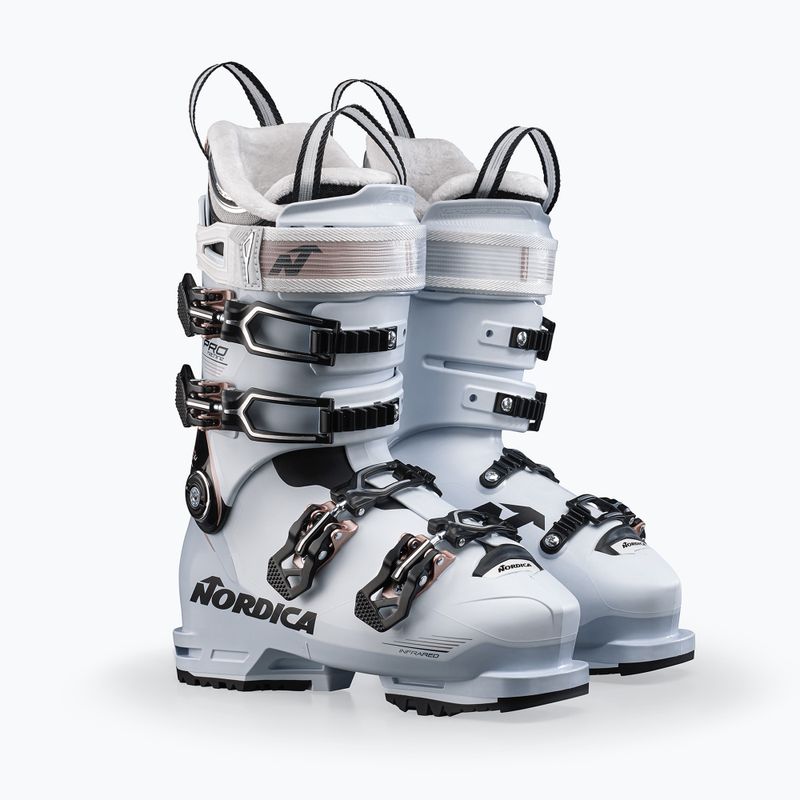Dámske lyžiarske topánky Nordica Pro Machine 105 W GW white/black/pink 6