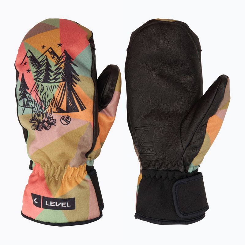 Lyžiarske rukavice Level Vertigo Pro Mitt black/camo