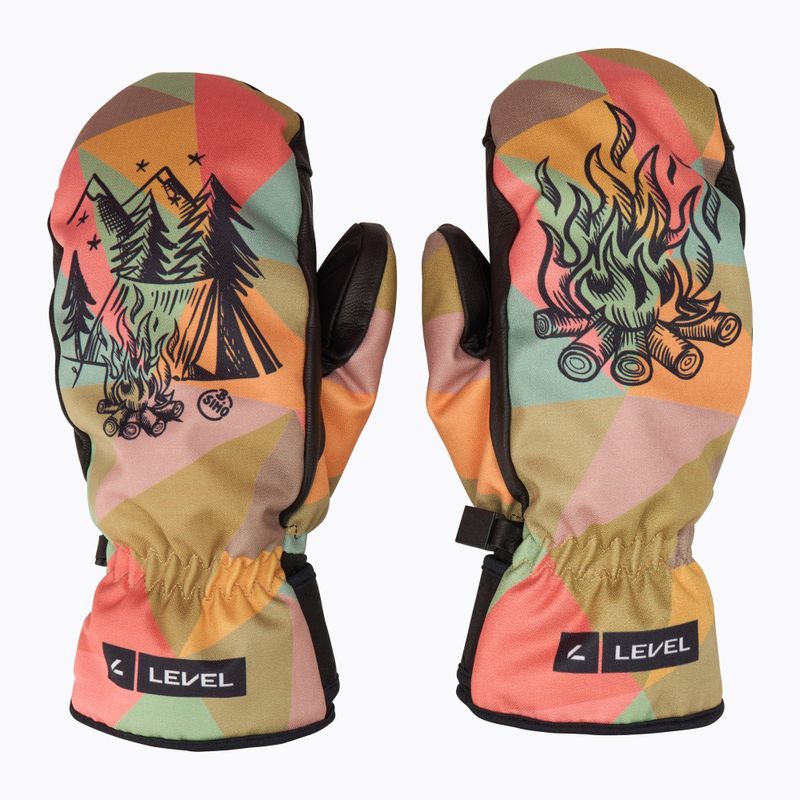 Lyžiarske rukavice Level Vertigo Pro Mitt black/camo 2