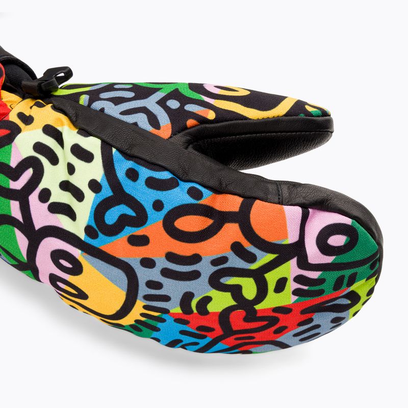 Detské lyžiarske rukavice Level Vertigo Mitt Teen pattern 5