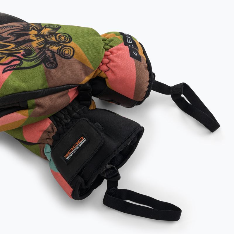 Detské lyžiarske rukavice Level Vertigo Mitt Teen wood 7