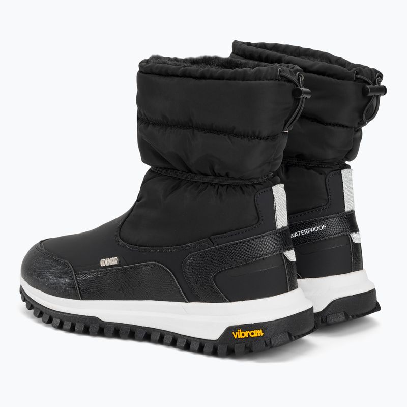 Dámske čierne snehové topánky Colmar Warmer 2 Plain 3