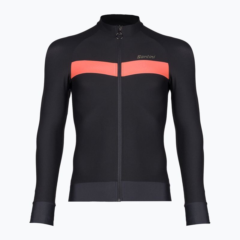 Pánska cyklistická bunda Santini Adapt black 1W216075ADAPTNE