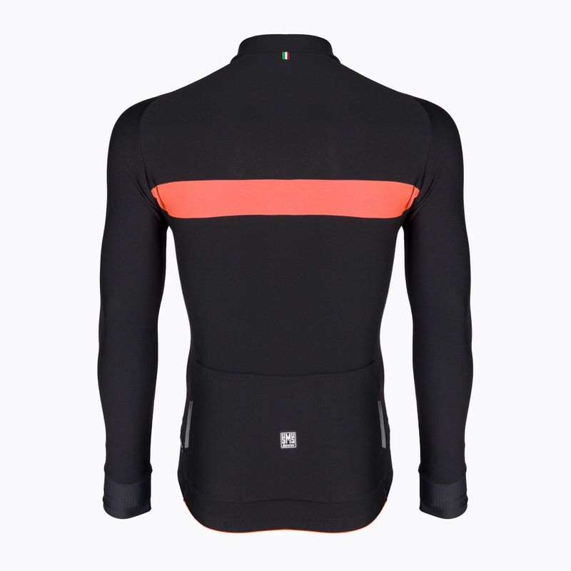 Pánska cyklistická bunda Santini Adapt black 1W216075ADAPTNE 2