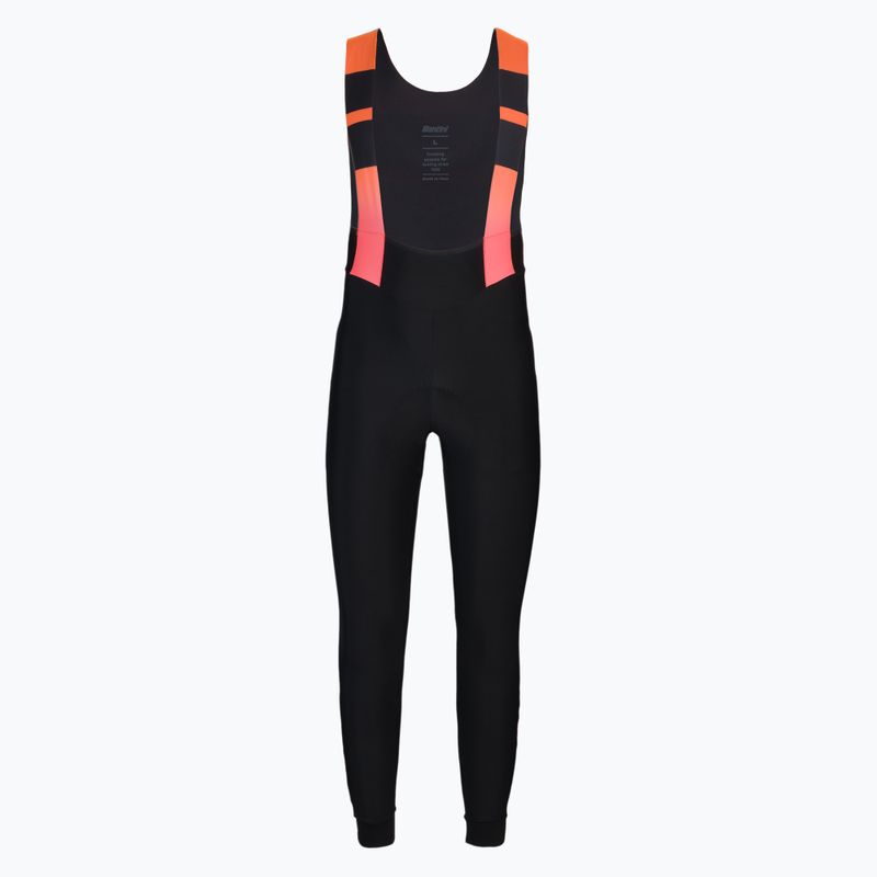 Santini Command Super Warm pánske cyklistické nohavice čierne 2W1180NATCOMM