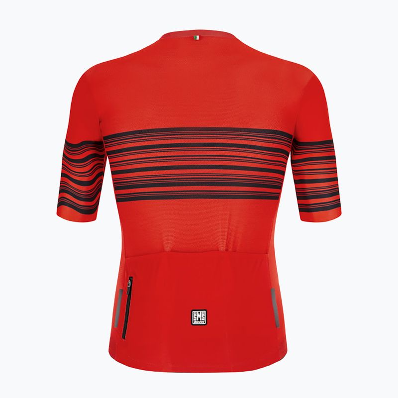 Santini Tono Profilo pánsky cyklistický dres červený 2S94075TONOPROFRSS 2