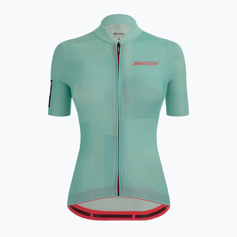 Santini Delta Kinetic dámsky cyklistický dres modrý 2S940L75DELTAKINEACS