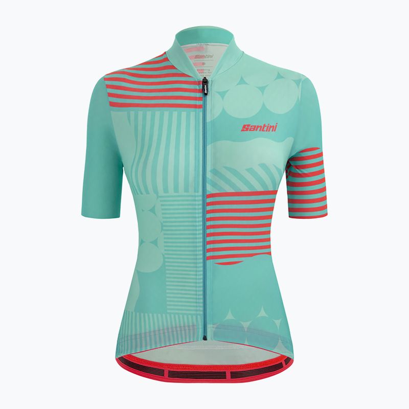 Santini Giada Optic dámsky cyklistický dres modrý 2S95475GIADAOPTIACS