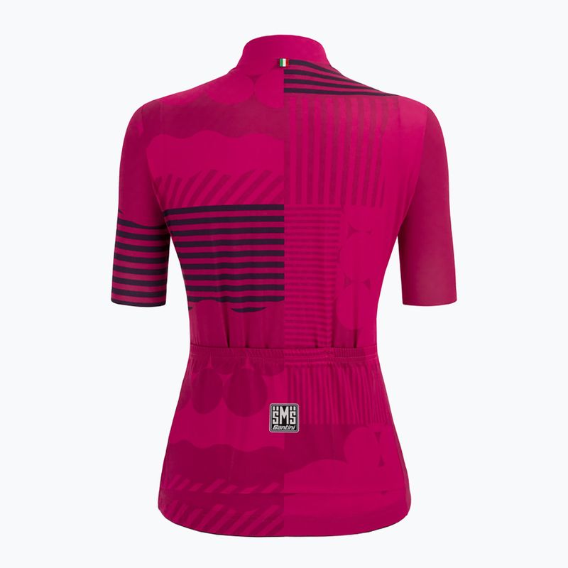 Santini Giada Optic dámsky cyklistický dres ružový 2S95475GIADAOPTILAS 2