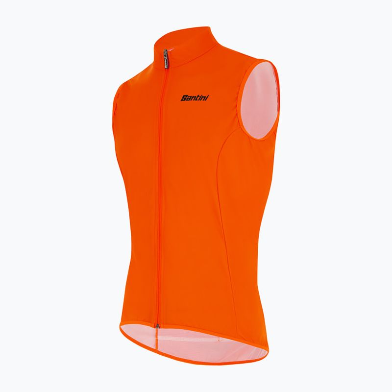 Santini Nebula Puro pánska cyklistická vesta oranžová 2W54275NEBULPUROAFS 3