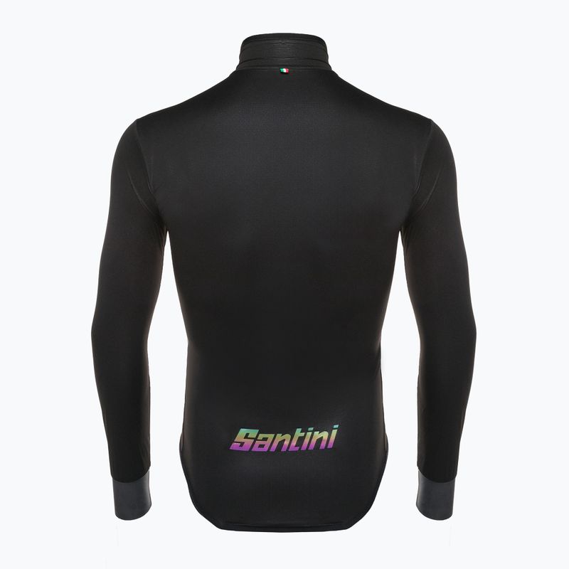 Santini Guard Nimbus pánska cyklistická bunda čierna 2W52275GUARDNIMBNES 2