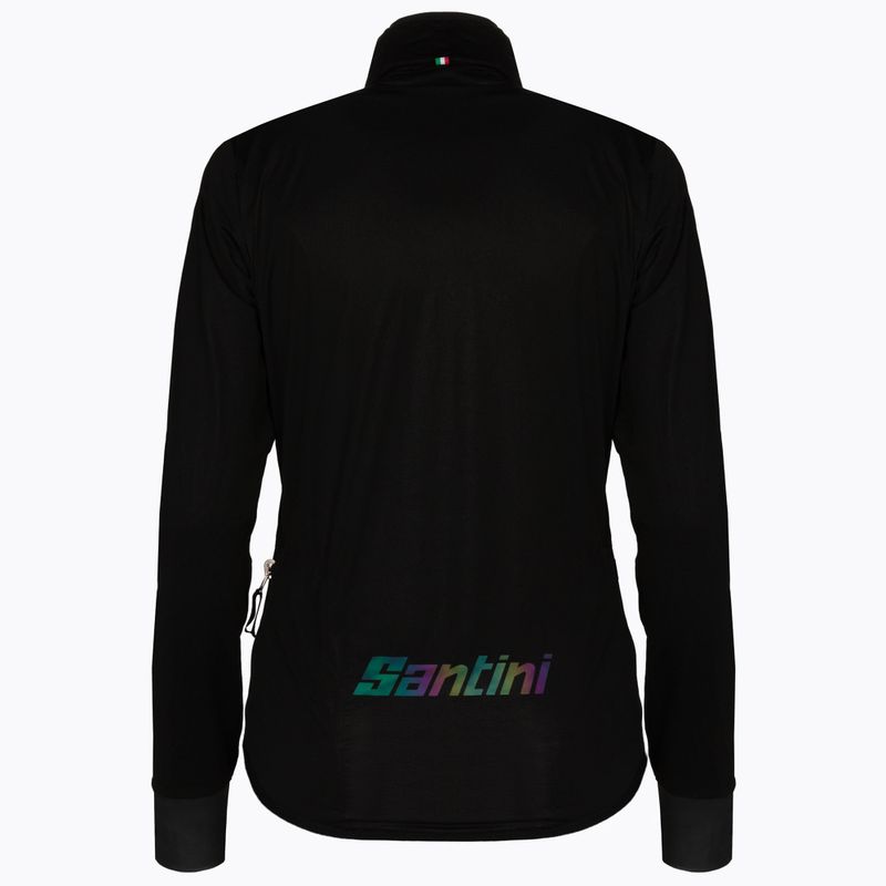 Santini Guard Nimbus dámska cyklistická bunda čierna 2W52375GUARDNIMBNE 2