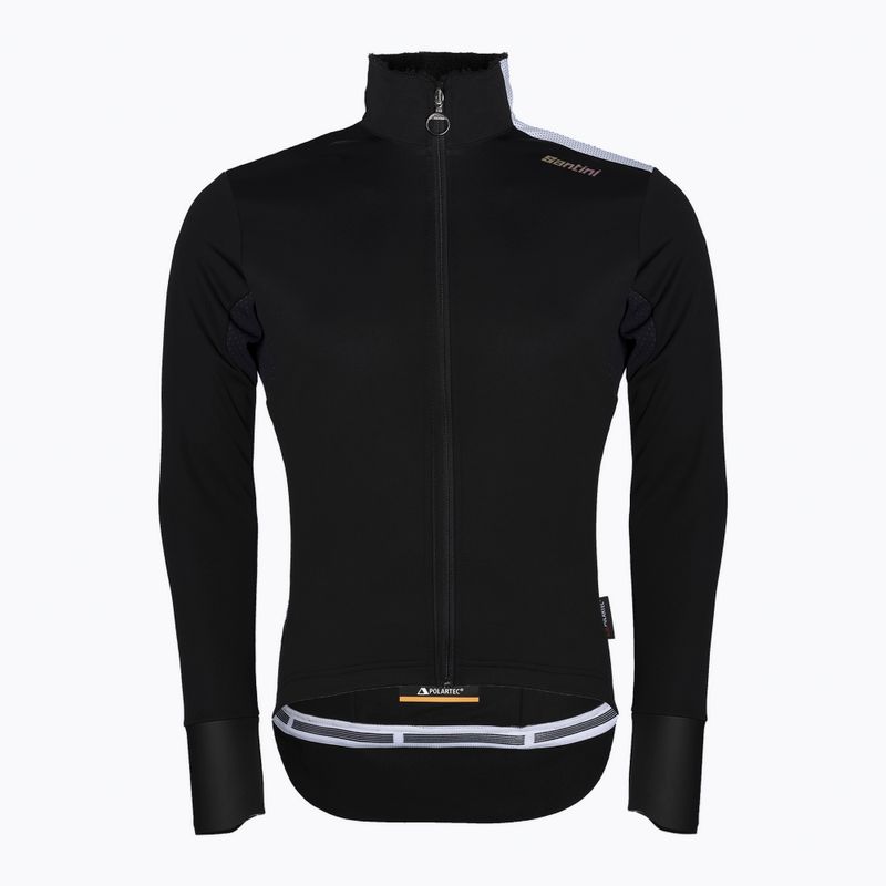 Pánska cyklistická bunda Santini Vega Extreme black 2W50775VEGAXNE