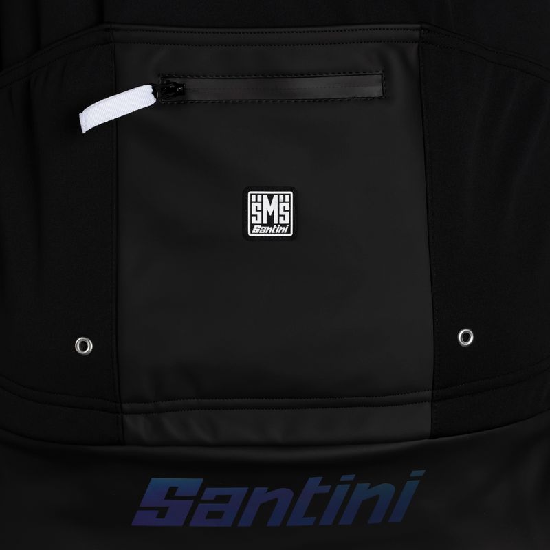 Pánska cyklistická bunda Santini Vega Extreme black 2W50775VEGAXNE 3