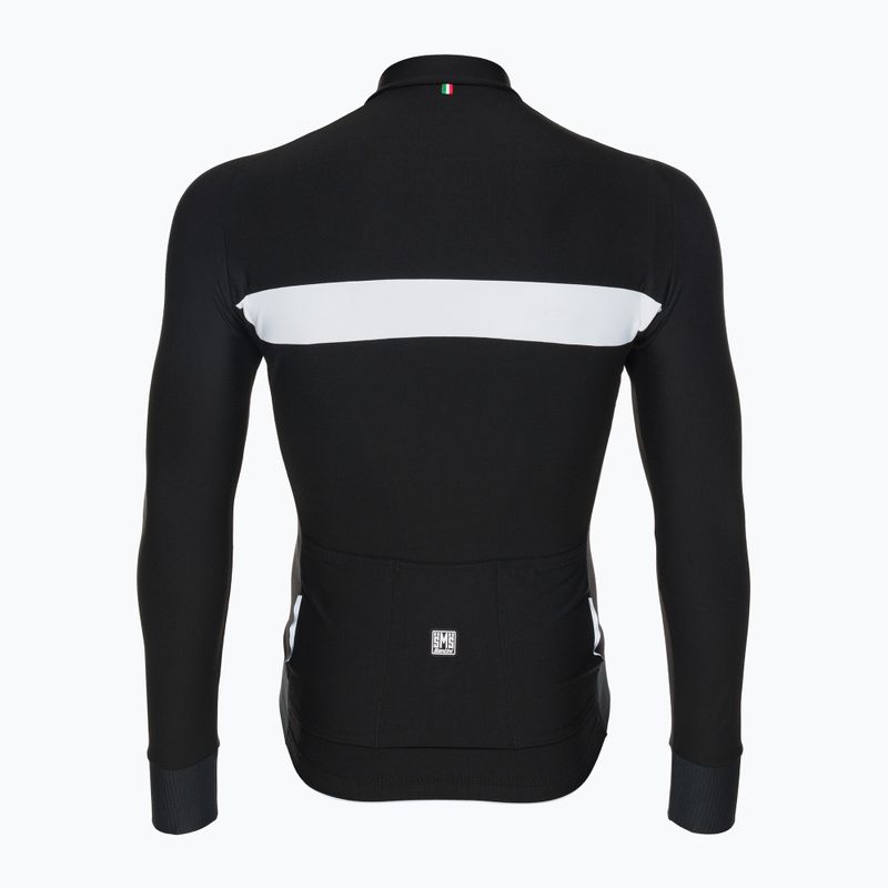 Pánska cyklistická bunda Santini Adapt black 1W216075ADAPTNEBI 2