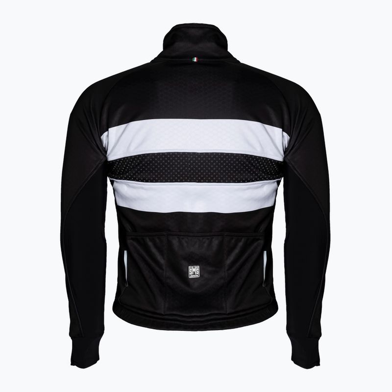 Santini Colore Bengal pánska cyklistická bunda čierna 2W50775COLORBENGNE 2
