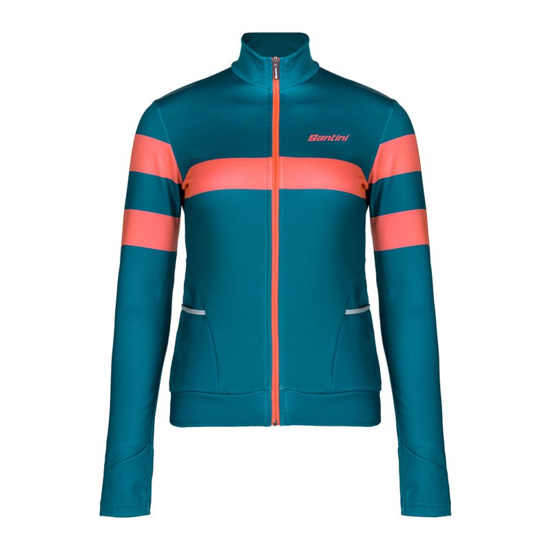 Dámska cyklistická bunda Santini Coral Bengal green 2W216175CORALBENGTE
