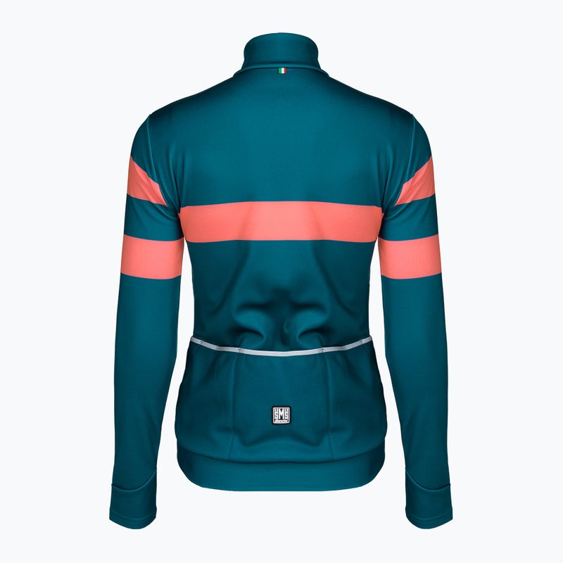 Dámska cyklistická bunda Santini Coral Bengal green 2W216175CORALBENGTE 2