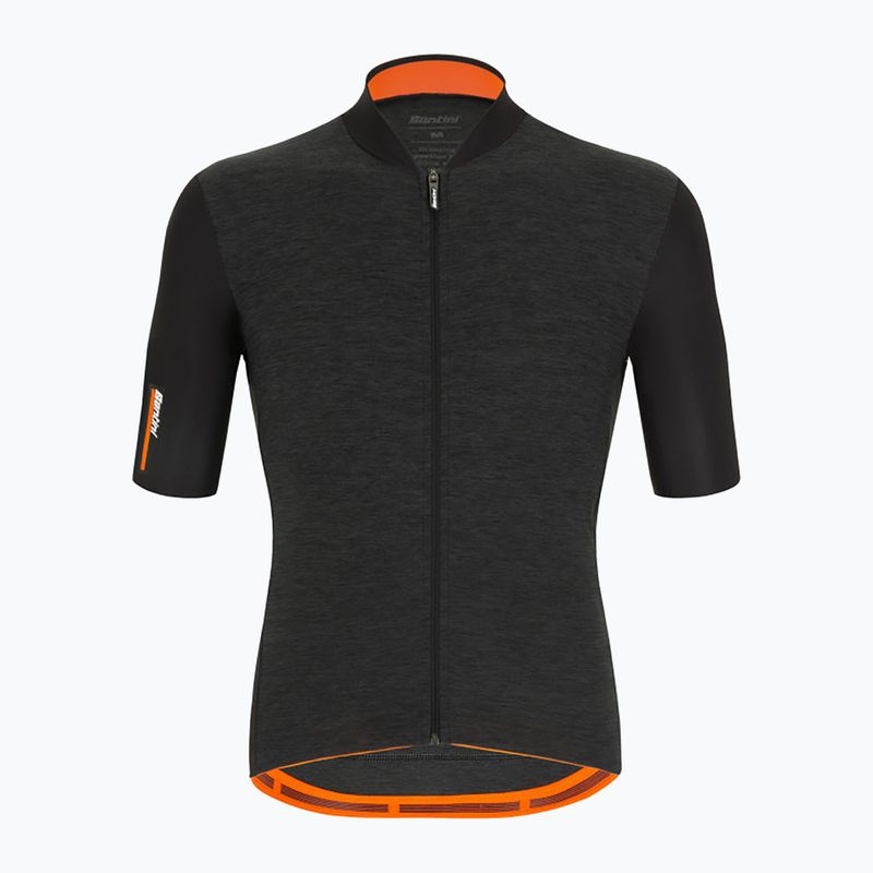 Santini Colore Puro pánsky cyklistický dres čierny 2S94075RCOLORPUR0NES