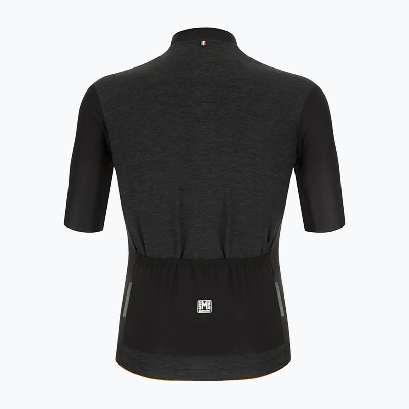 Santini Colore Puro pánsky cyklistický dres čierny 2S94075RCOLORPUR0NES 3