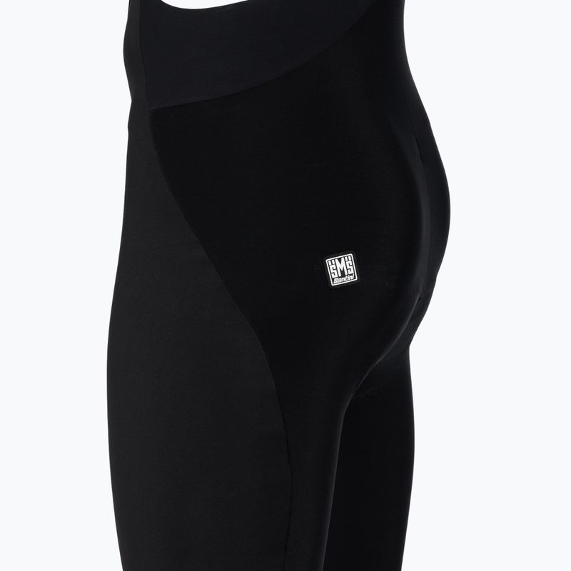 Santini Omnia Bib Tights pánske cyklistické nohavice čierne SP118EMAOMNIA 5